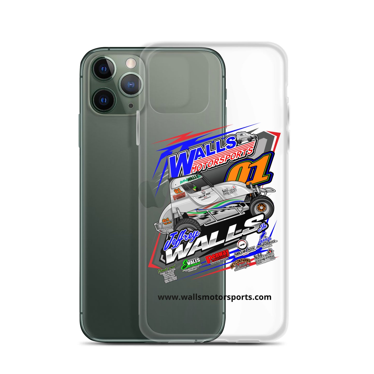 Jeffrey Walls Jr 2024 Clear Case for iPhone®