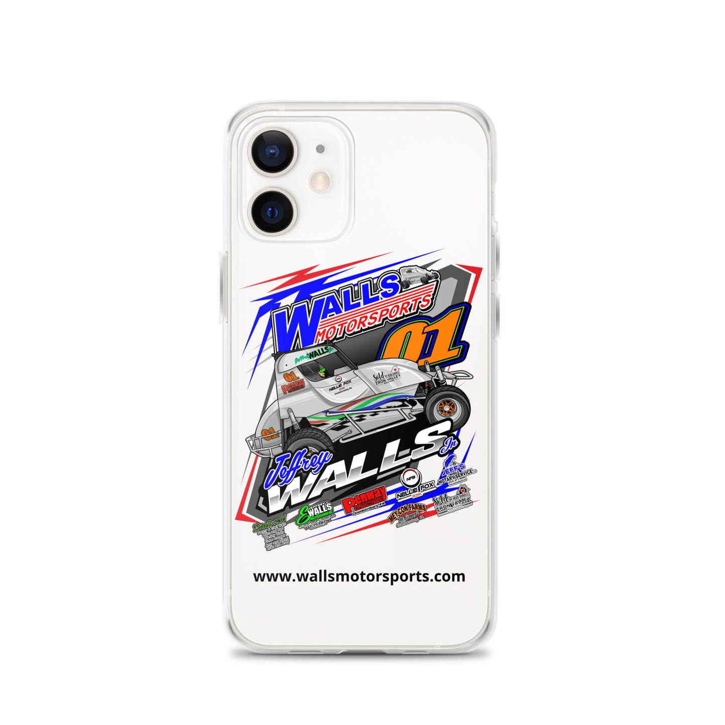 Jeffrey Walls Jr 2024 Clear Case for iPhone®