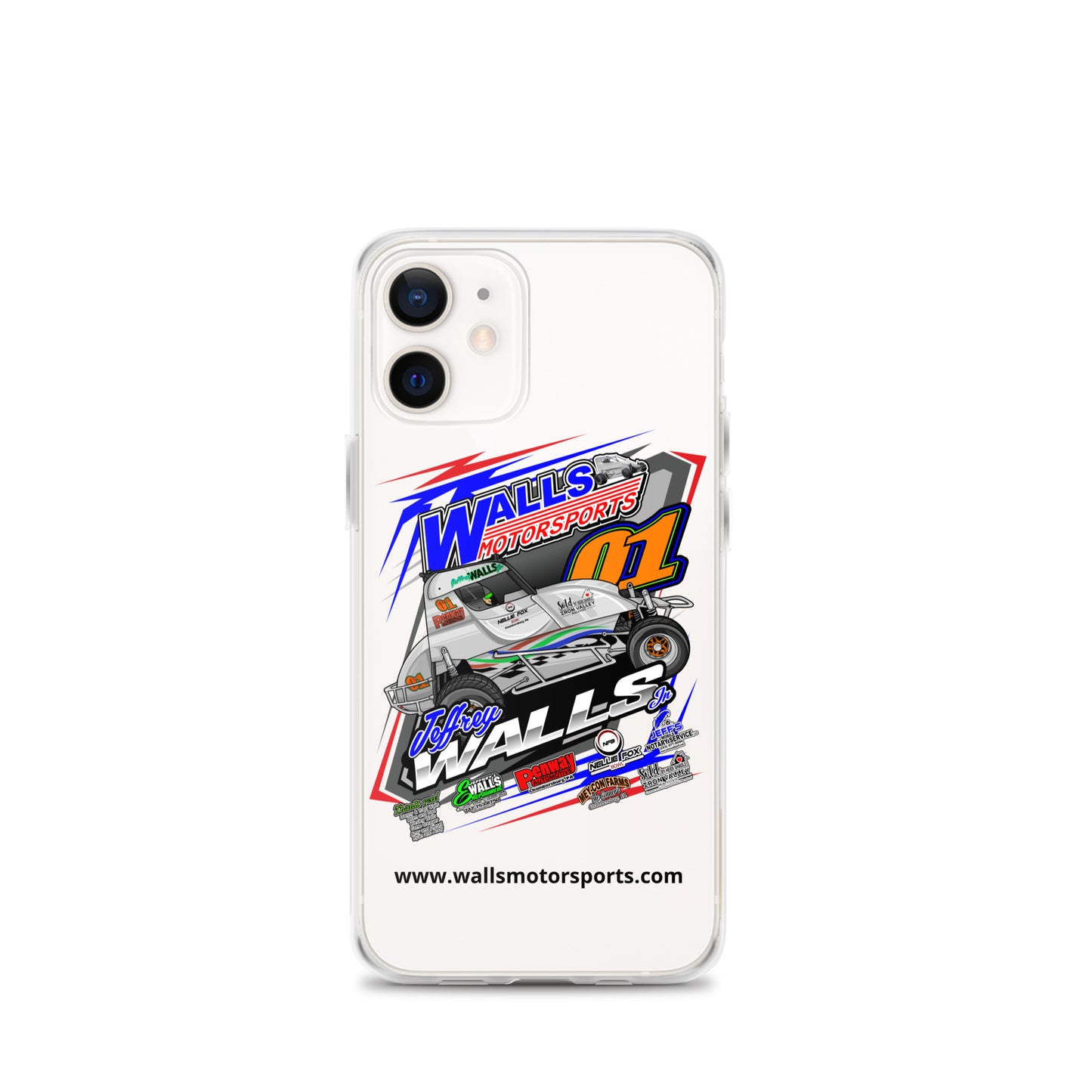 Jeffrey Walls Jr 2024 Clear Case for iPhone®