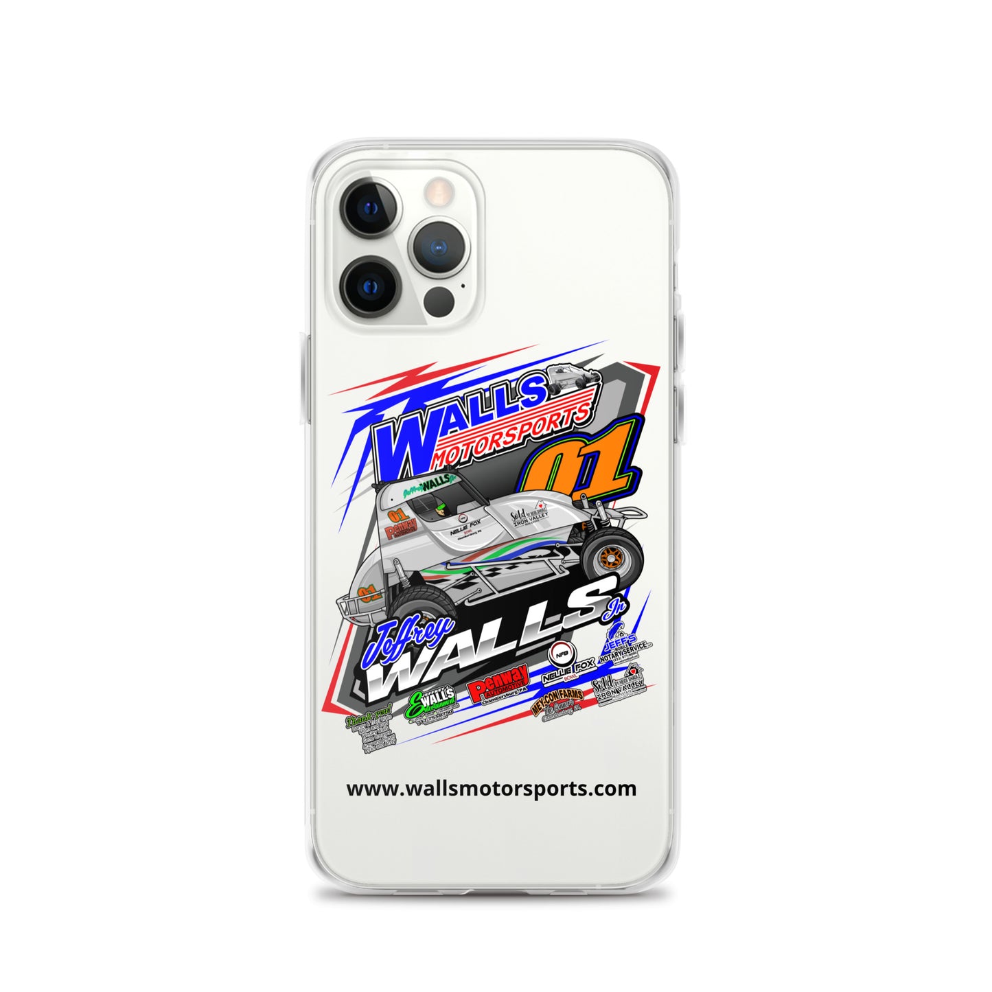 Jeffrey Walls Jr 2024 Clear Case for iPhone®