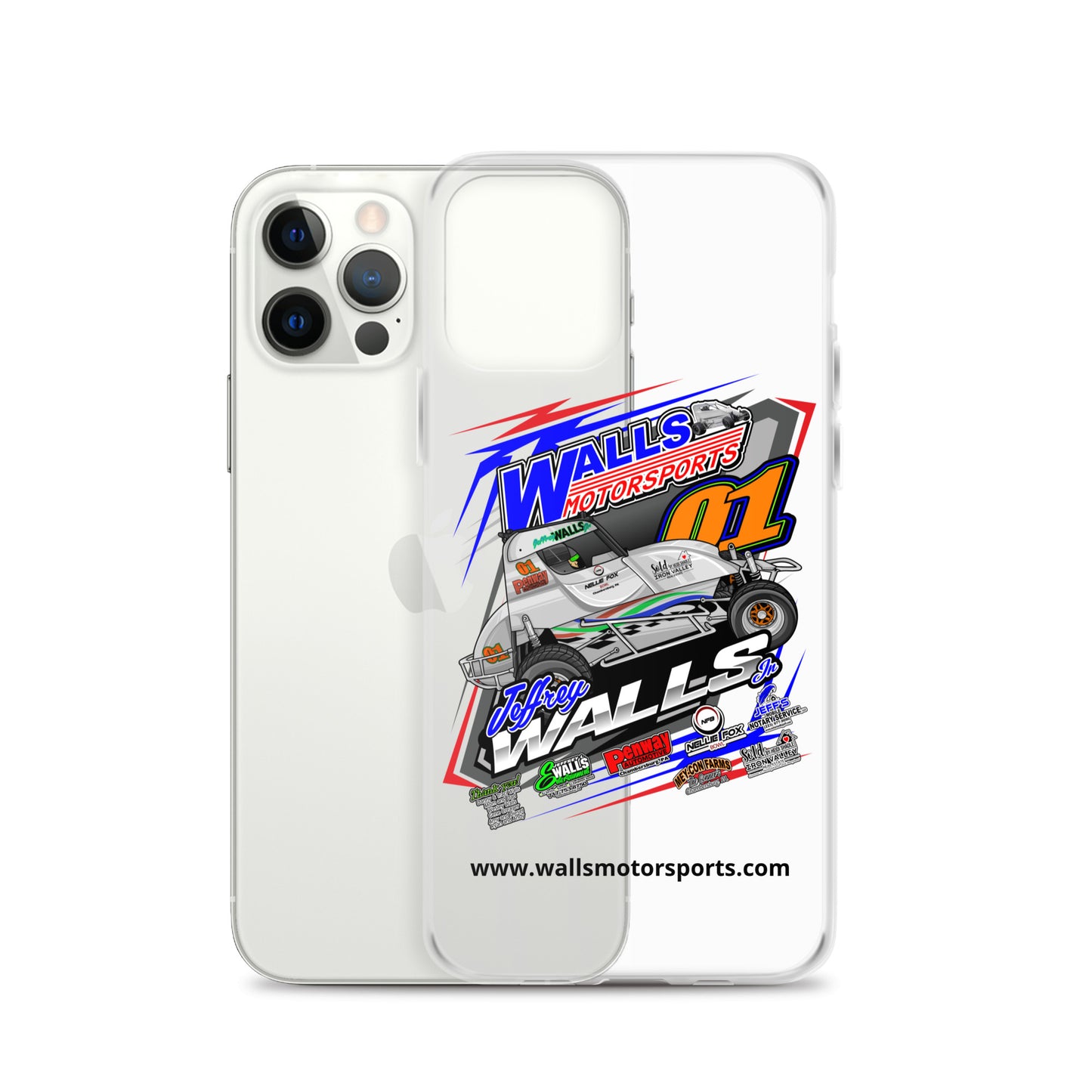 Jeffrey Walls Jr 2024 Clear Case for iPhone®