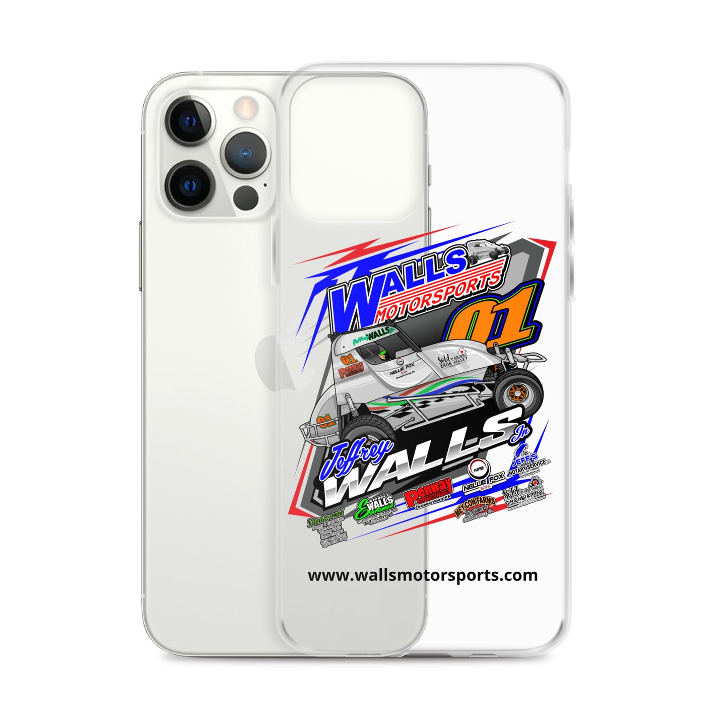 Jeffrey Walls Jr 2024 Clear Case for iPhone®