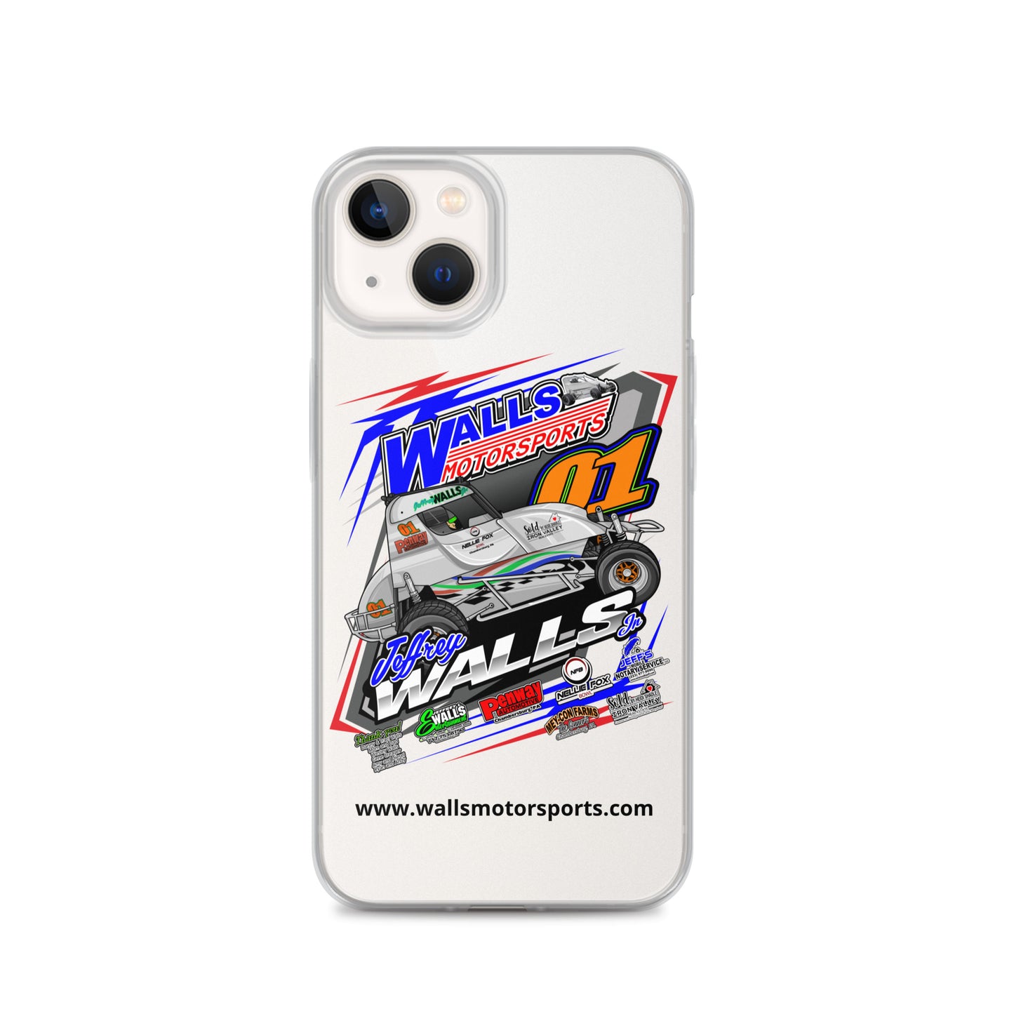 Jeffrey Walls Jr 2024 Clear Case for iPhone®