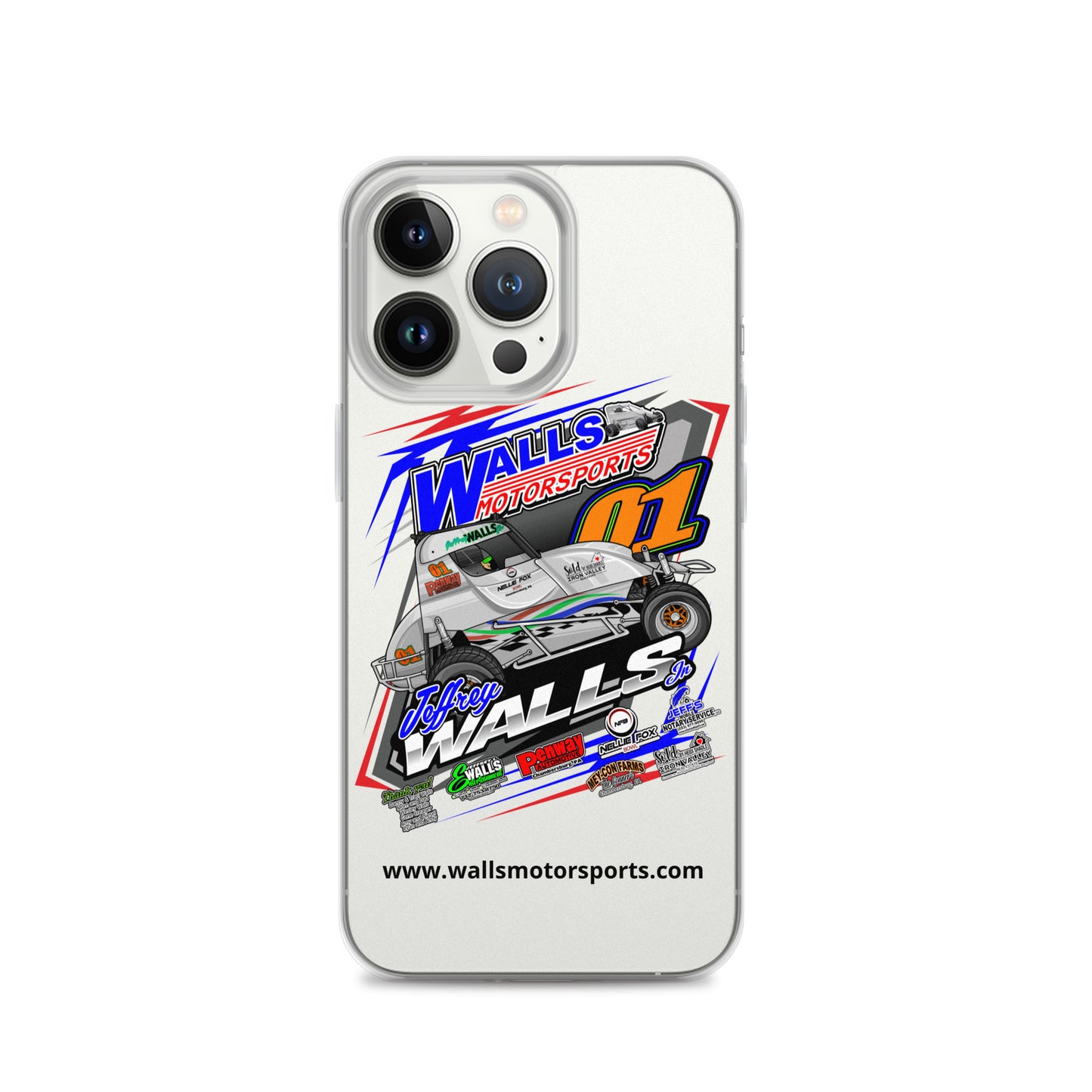 Jeffrey Walls Jr 2024 Clear Case for iPhone®