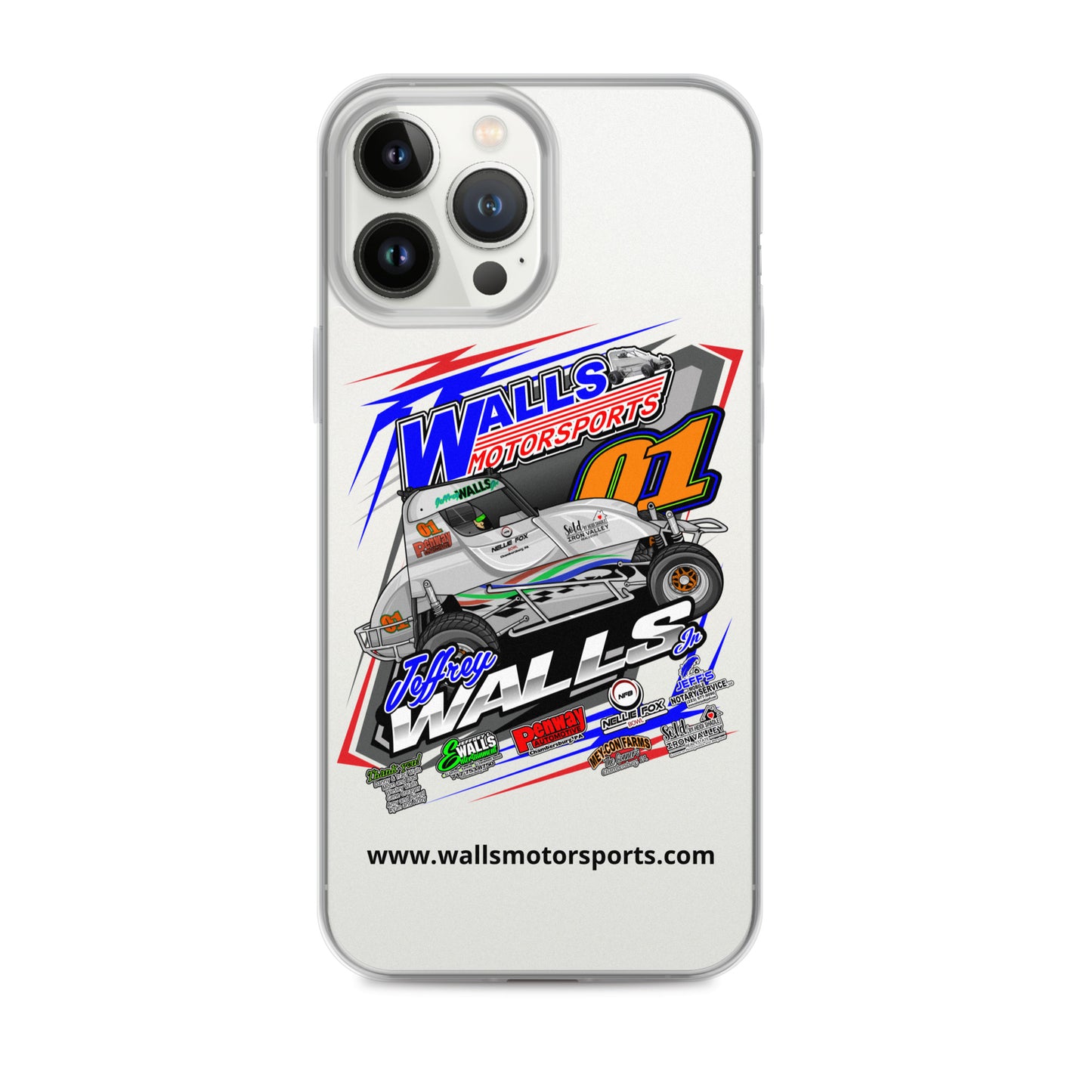 Jeffrey Walls Jr 2024 Clear Case for iPhone®