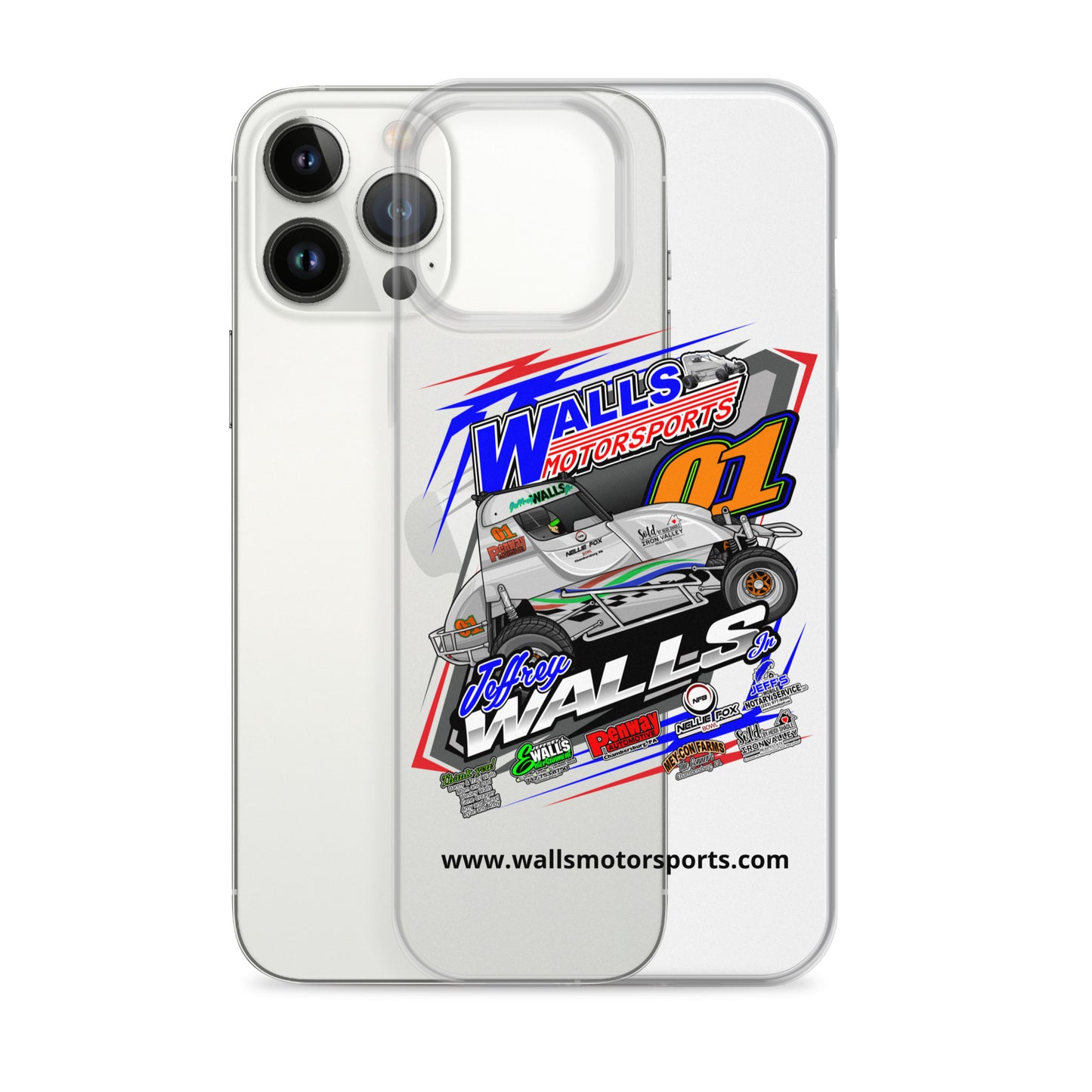 Jeffrey Walls Jr 2024 Clear Case for iPhone®