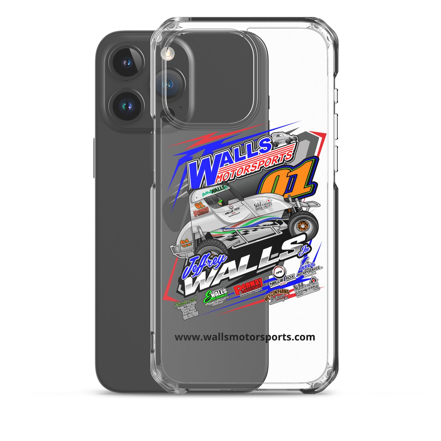 Jeffrey Walls Jr 2024 Clear Case for iPhone®