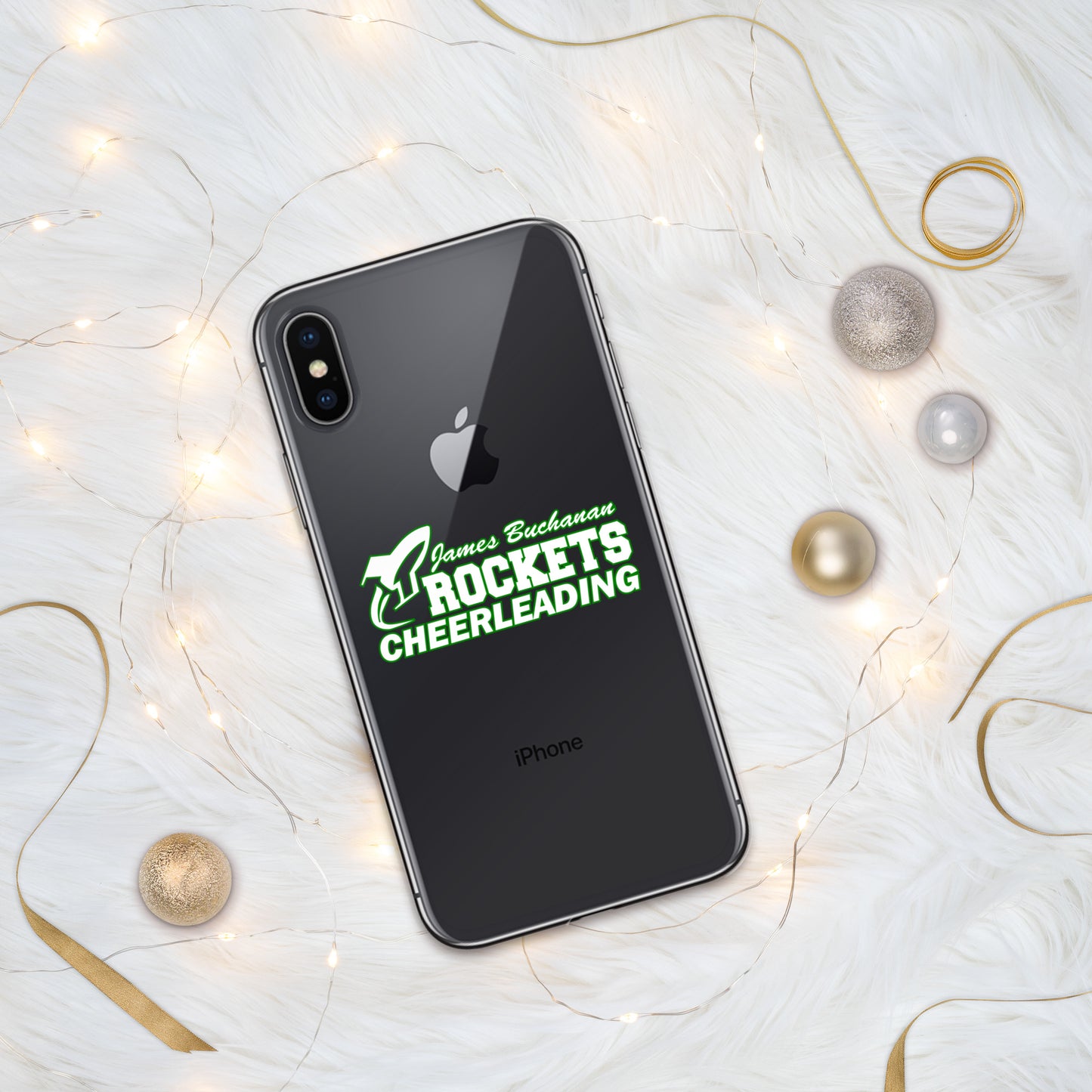 James Buchanan Rockets Cheerleading Clear Case for iPhone®