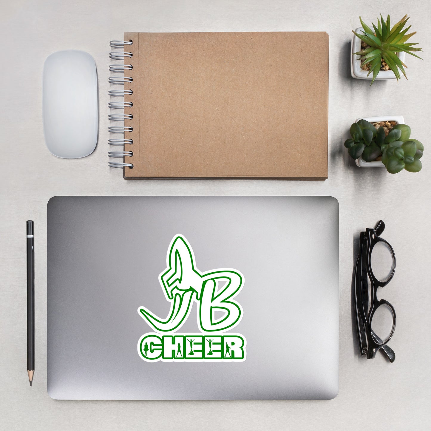 JB Cheer Bubble-free stickers