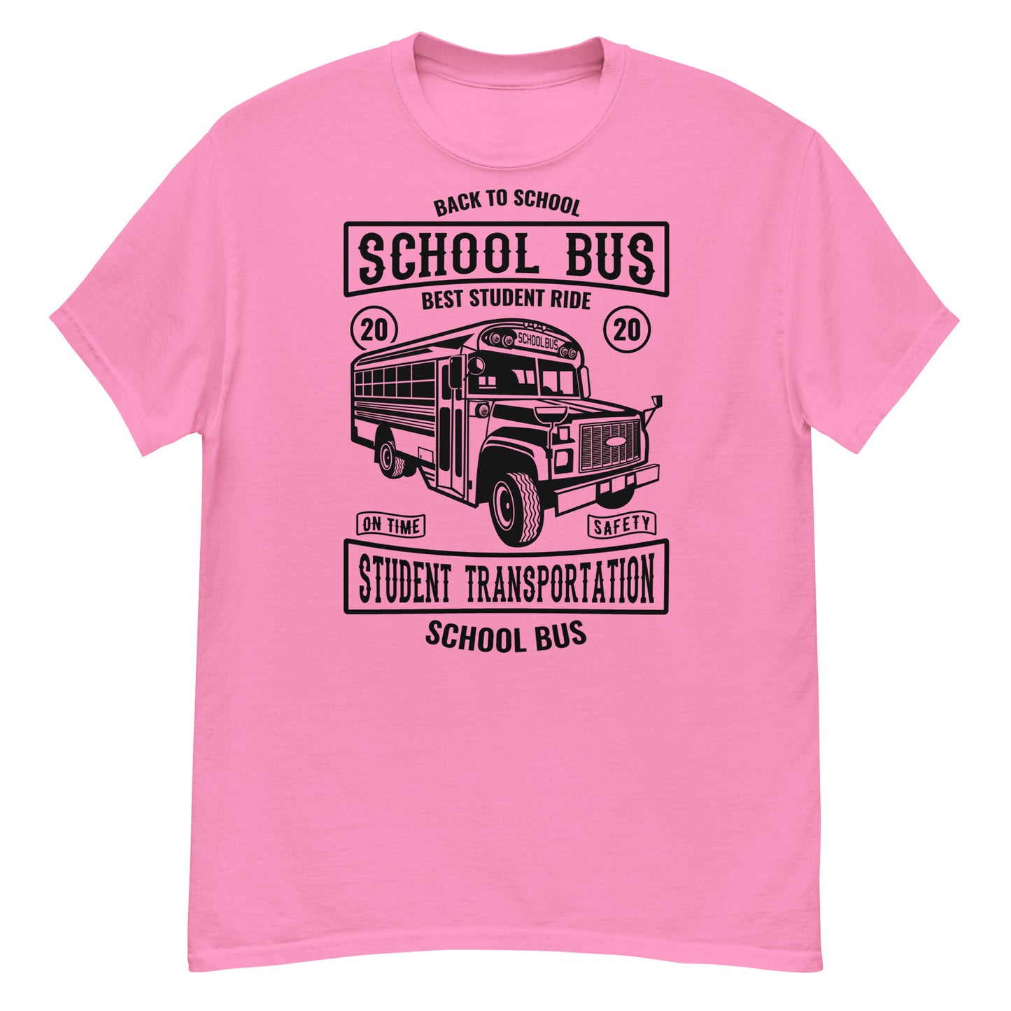 School Bus Best Student Ride classic tee