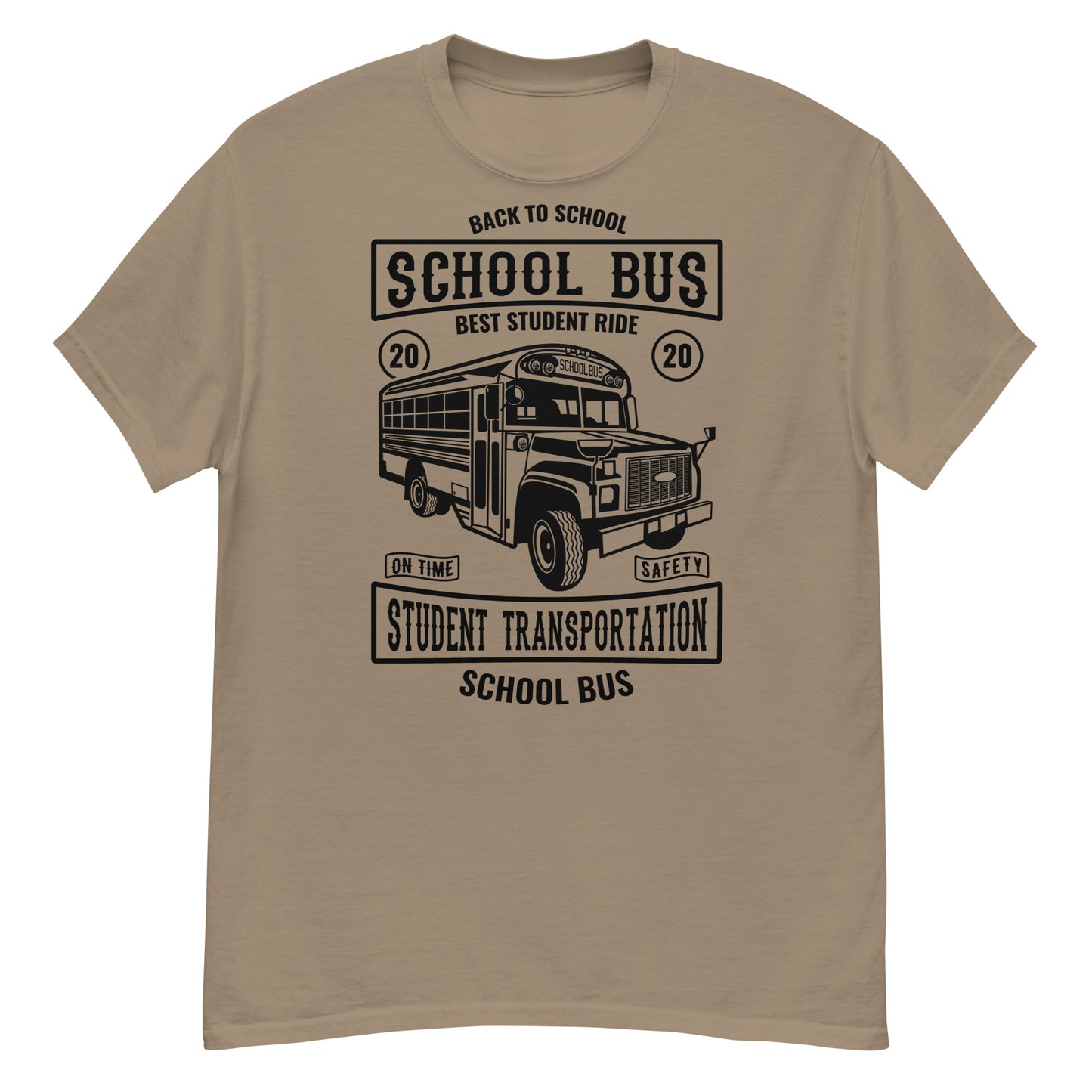 School Bus Best Student Ride classic tee