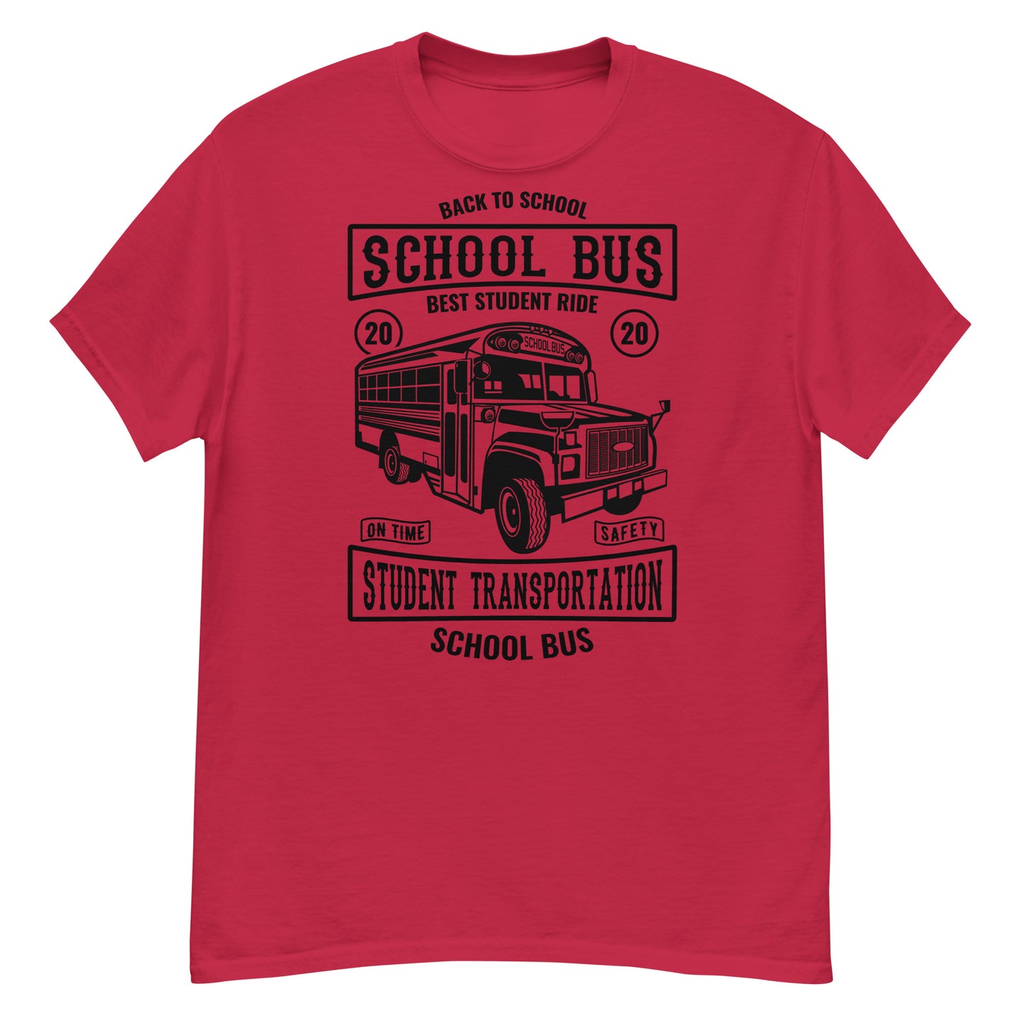 School Bus Best Student Ride classic tee