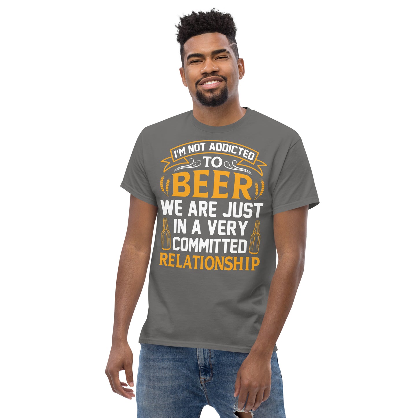 I'm not addicted to beer classic tee