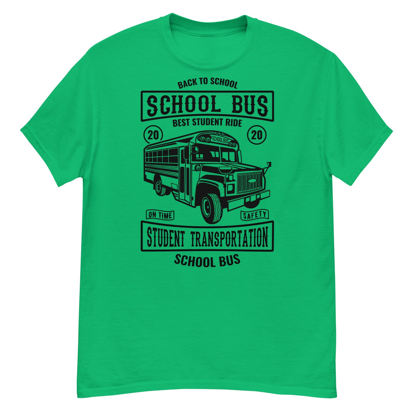 School Bus Best Student Ride classic tee