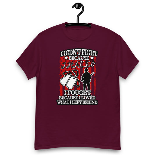 I didn't fight because I hate - classic tee