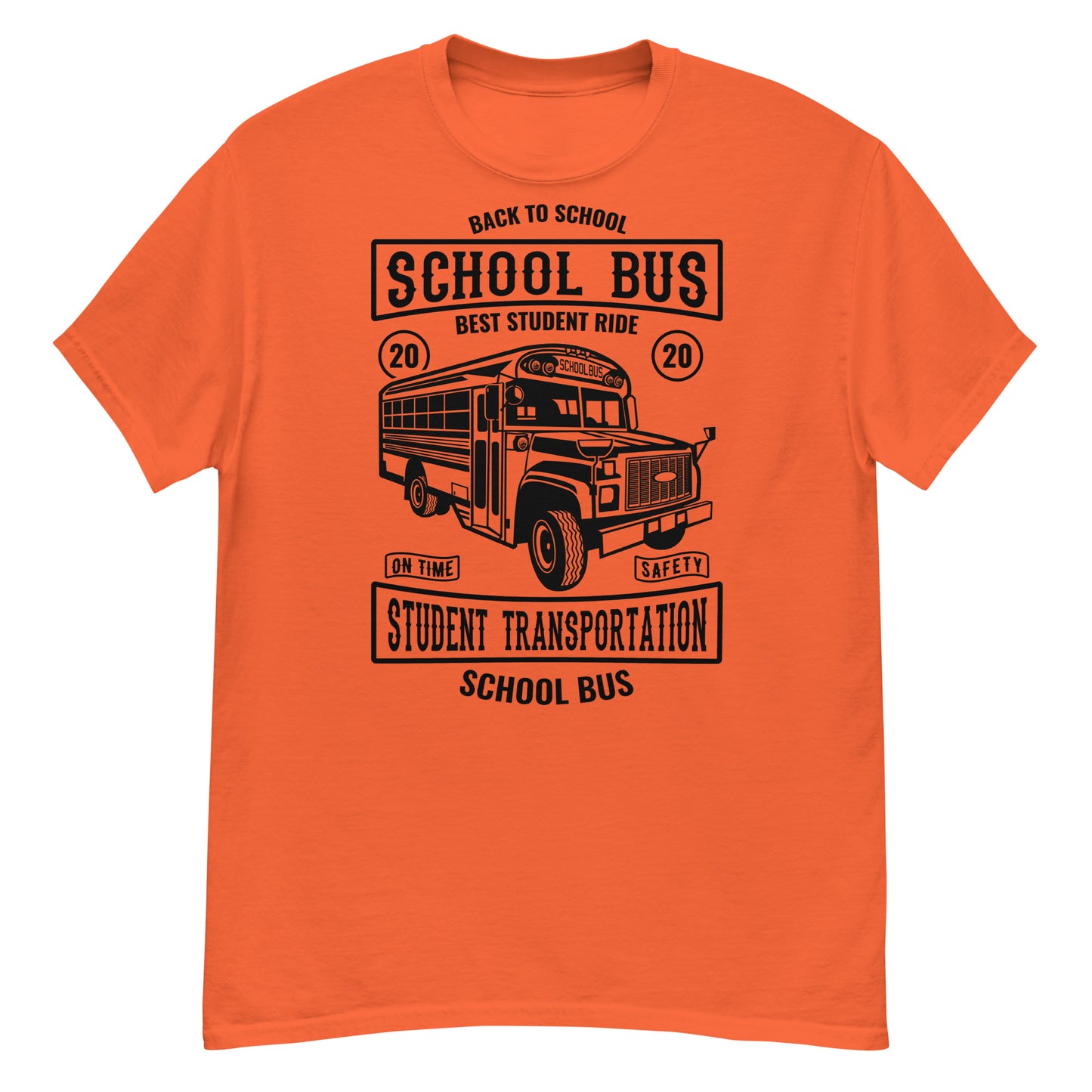 School Bus Best Student Ride classic tee