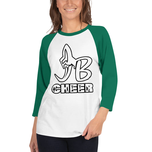 JB Cheer 3/4 sleeve raglan shirt