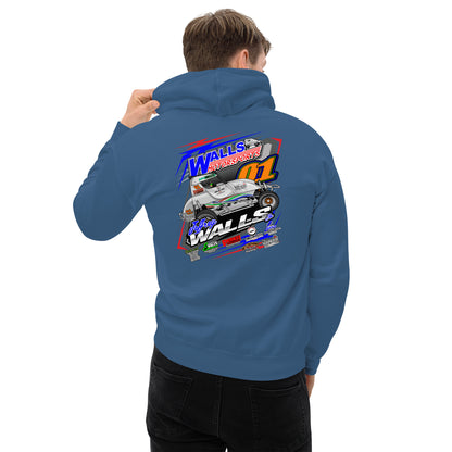 Jeffrey Walls 2024 Racing Shirt (Front and Back Design) Unisex Heavy Blend Hoodie | Gildan 18500