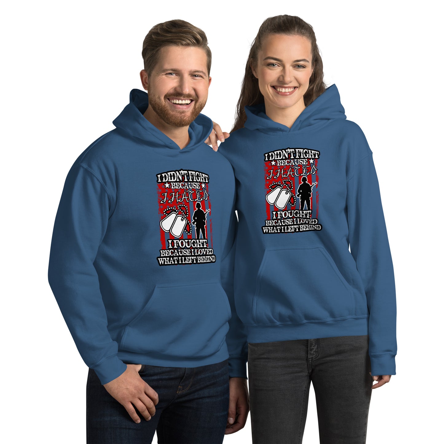 I didn't fight because I hate - Unisex Hoodie