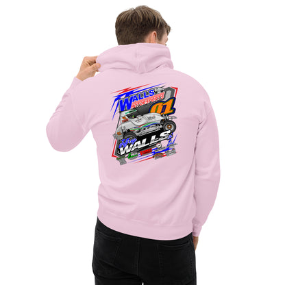 Jeffrey Walls 2024 Racing Shirt (Front and Back Design) Unisex Heavy Blend Hoodie | Gildan 18500