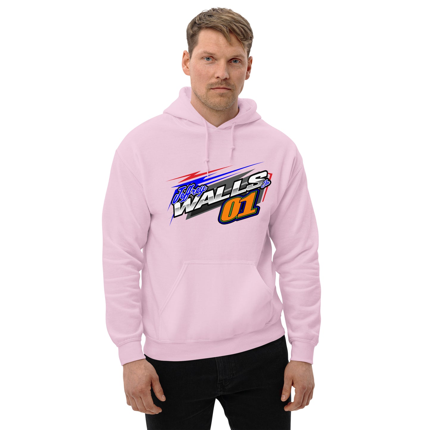 Jeffrey Walls 2024 Racing Shirt (Front and Back Design) Unisex Heavy Blend Hoodie | Gildan 18500