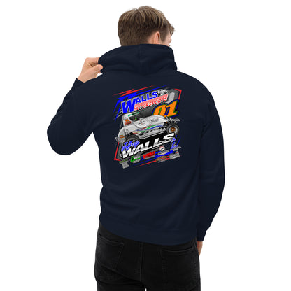 Jeffrey Walls 2024 Racing Shirt (Front and Back Design) Unisex Heavy Blend Hoodie | Gildan 18500