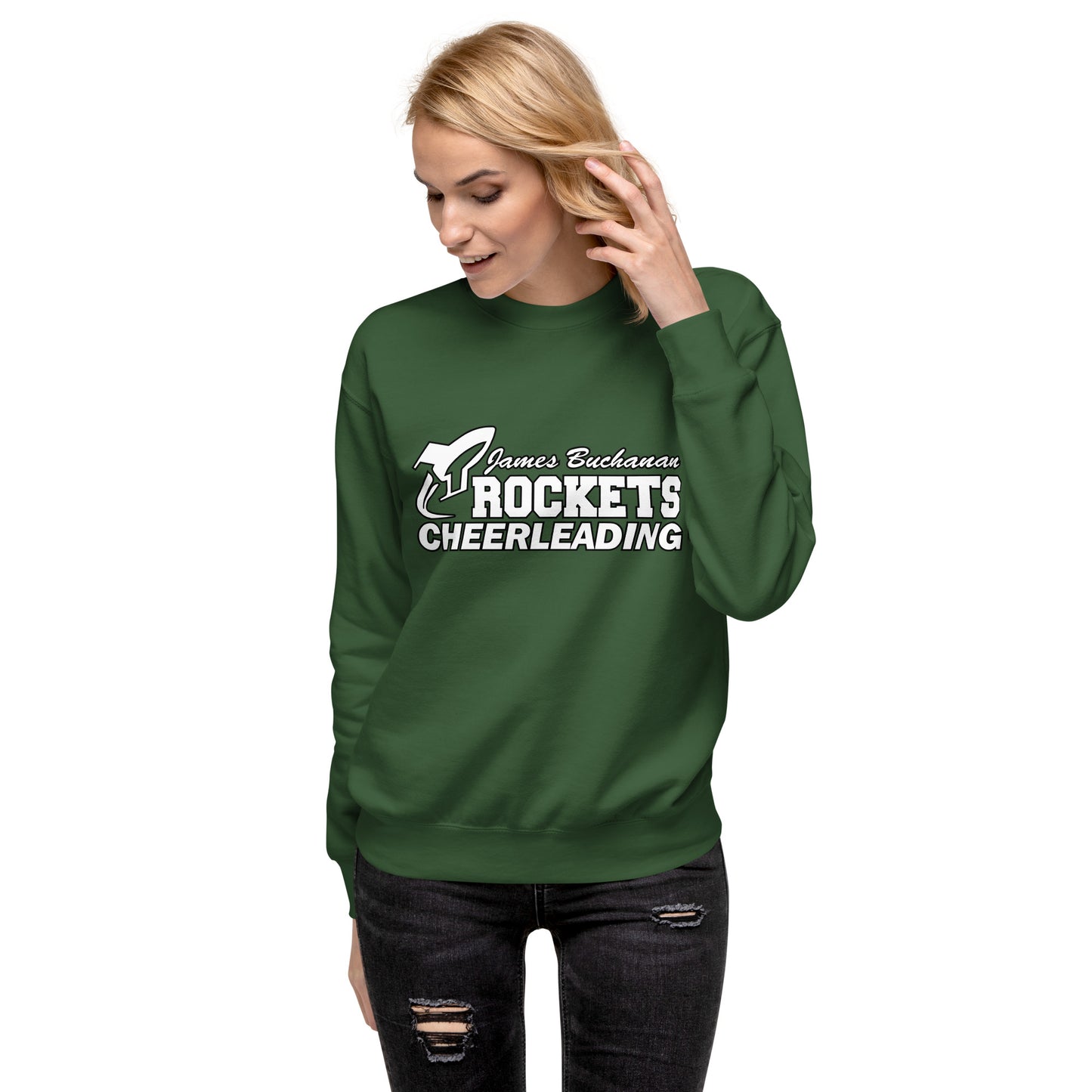 James Buchanan Rockets Cheerleading Unisex Premium Sweatshirt