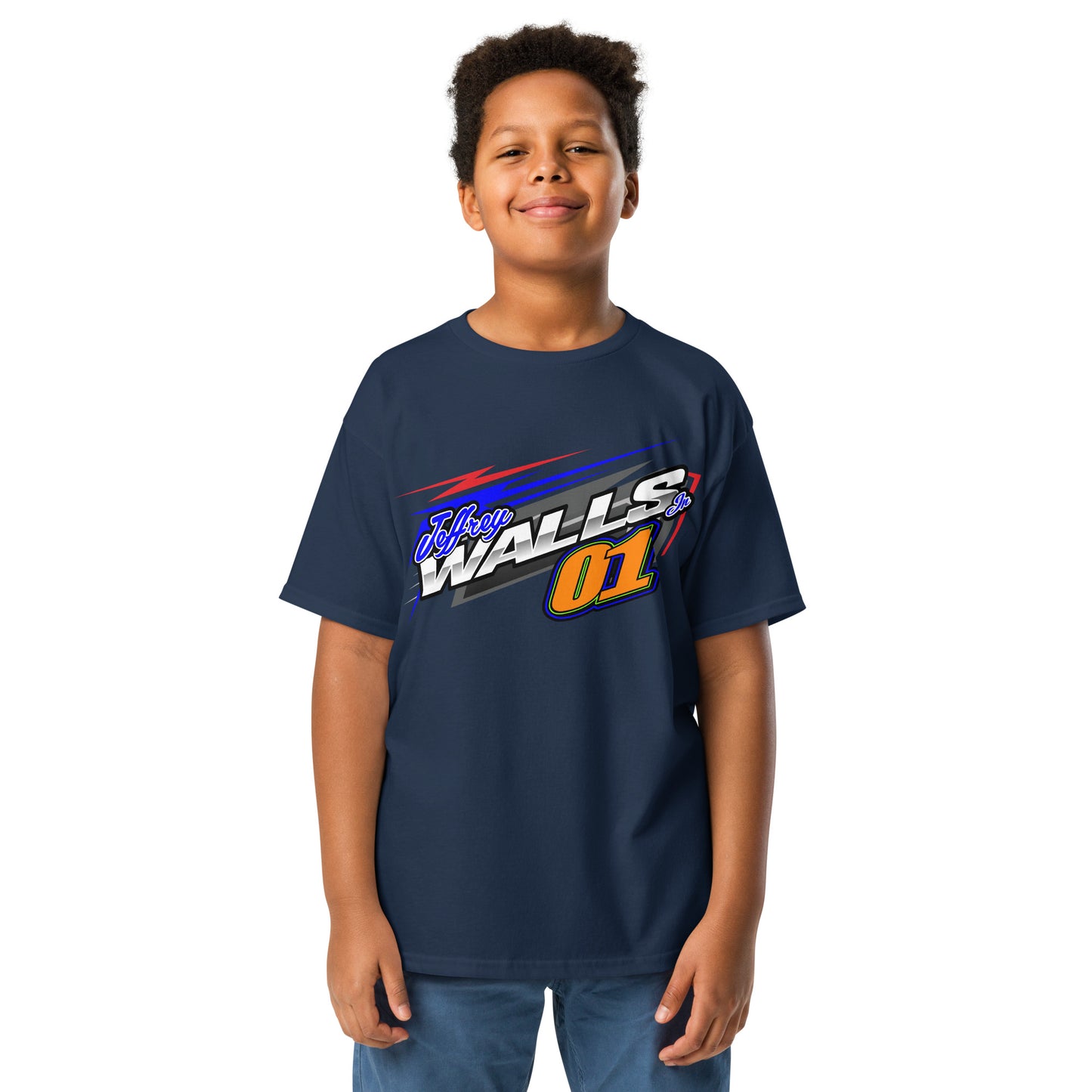 Jeffrey Walls 2024 Racing Shirt (Front and Back Design) Unisex classic tee Gildan 5000B